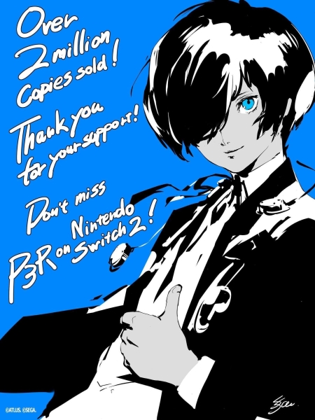 Продажи Persona 3 Reload достигли 2 миллионов копий